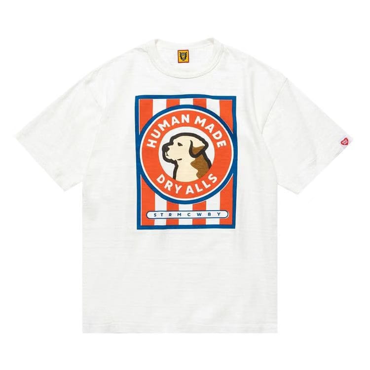 Human Made Dog Graphic T-Shirt #03 White