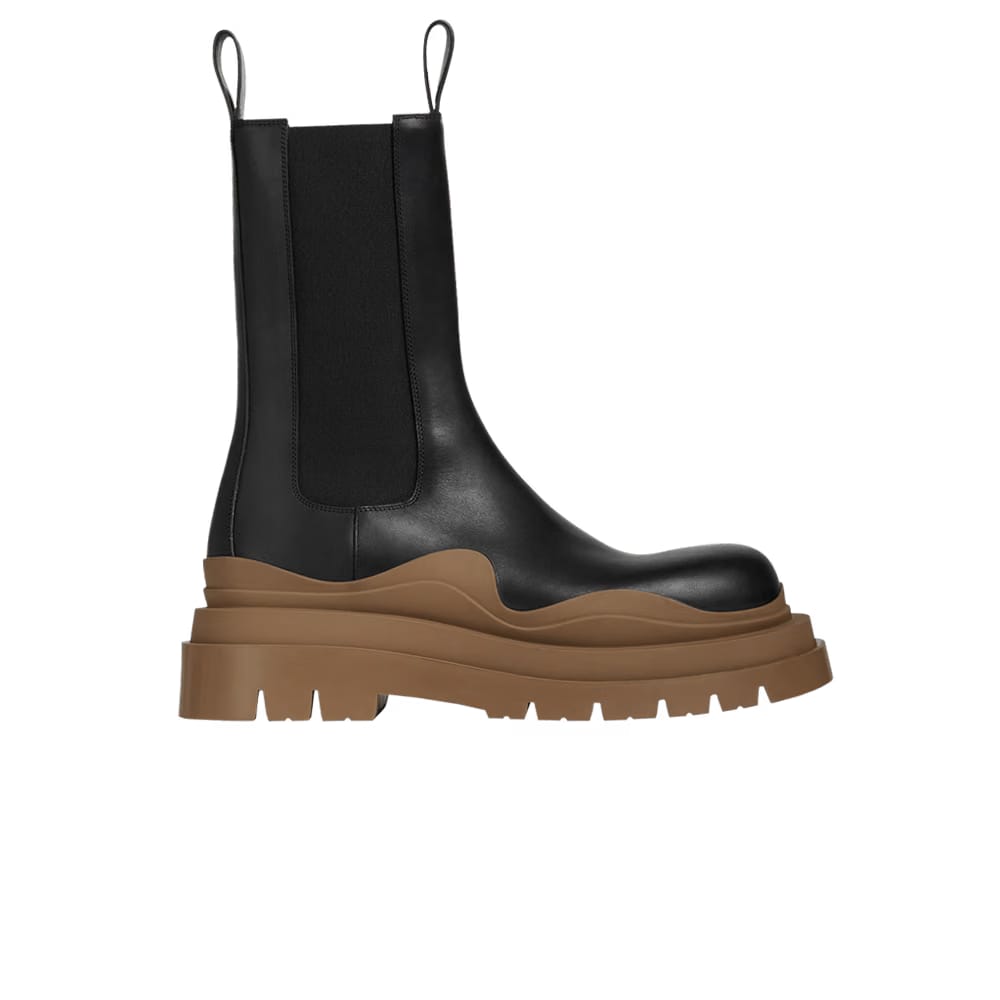 Bottega Veneta Tire Boot Black Jute