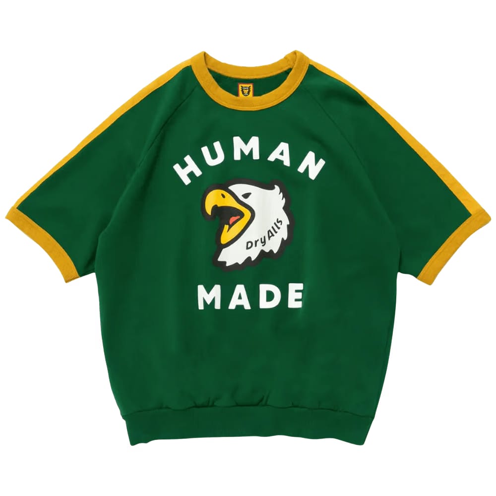 Human Made Shorts-Sleeve Sweatshirt Green