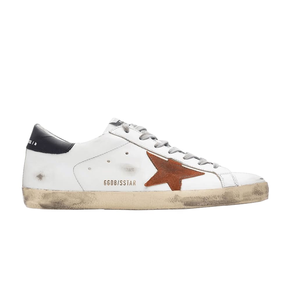 Golden Goose Superstar White Orange