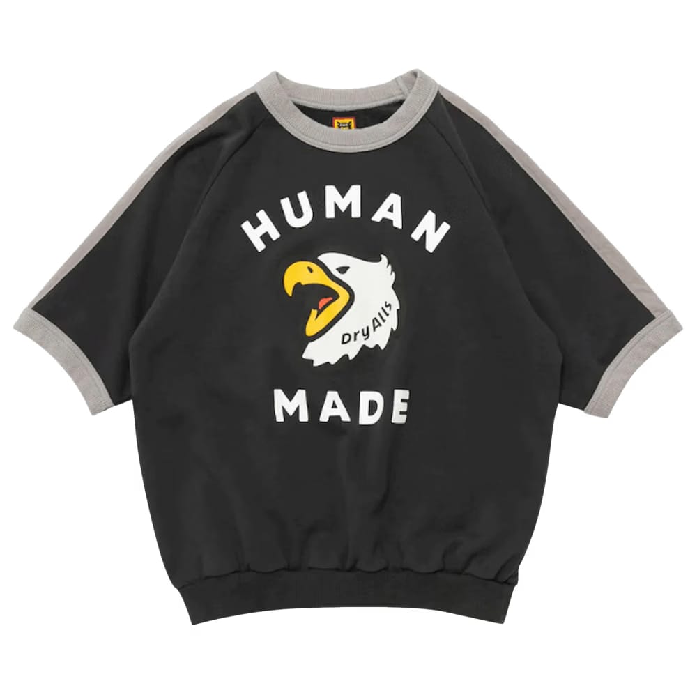 Human Made Shorts-Sleeve Sweatshirt Black