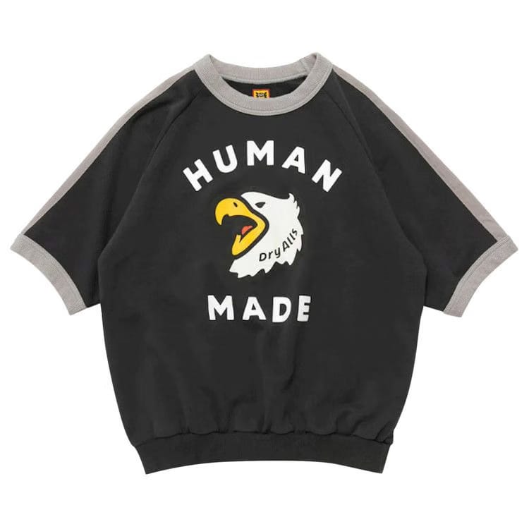 Human Made Shorts-Sleeve Sweatshirt Black
