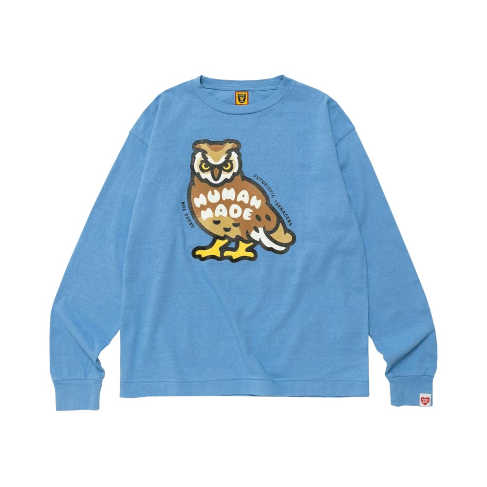 Human Made Graphic Long-Sleeve T-Shirt Blue