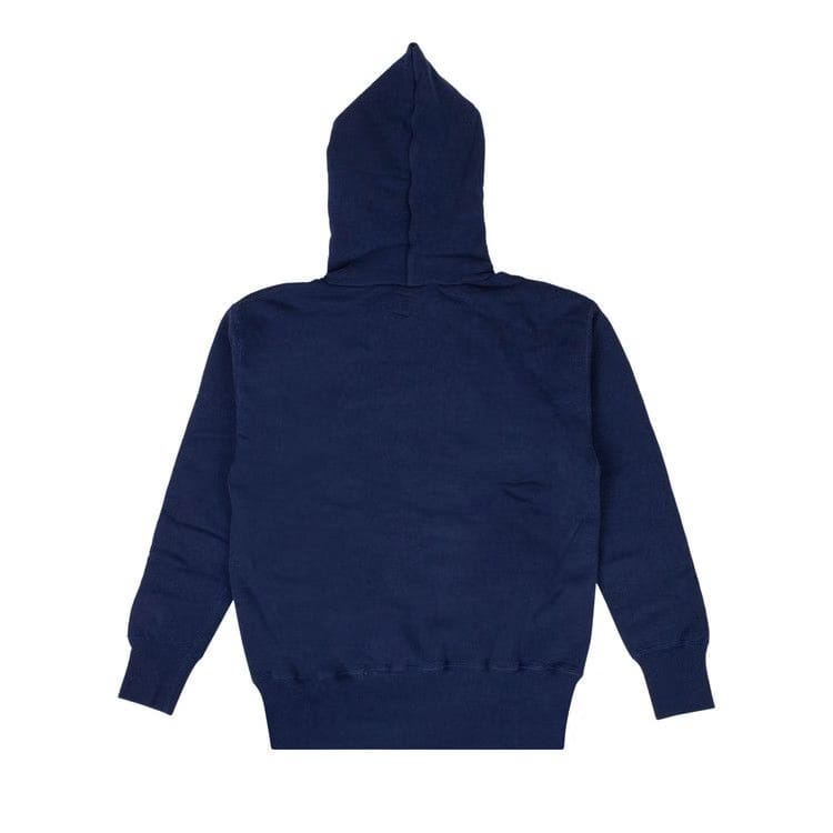 Human Made Logo Hoodie Navy Blue