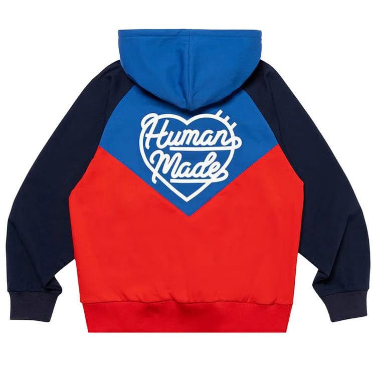 Human Made Half Zip Hoodie Blue