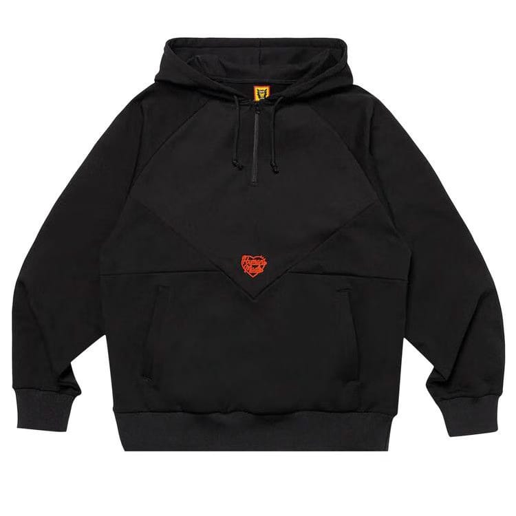 Human Made Half Zip Hoodie Black