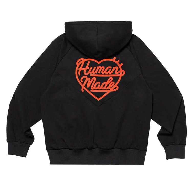 Human Made Half Zip Hoodie Black