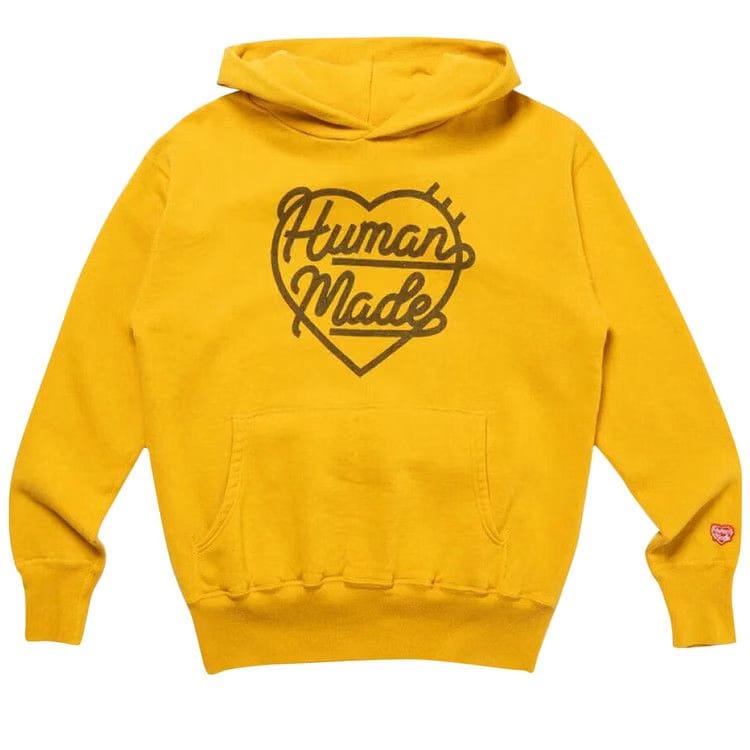 Human Made Heart Tsuriami Hoodie Yellow
