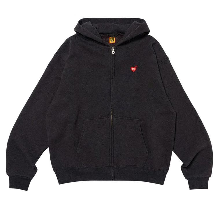 Human Made Zip-Up Hoodie Black