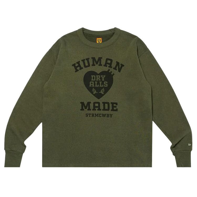 Human Made Military Sweatshirt Olive Drab