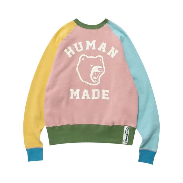 Human Made Tsuriami Crazy Pastel Sweatshirt Pink