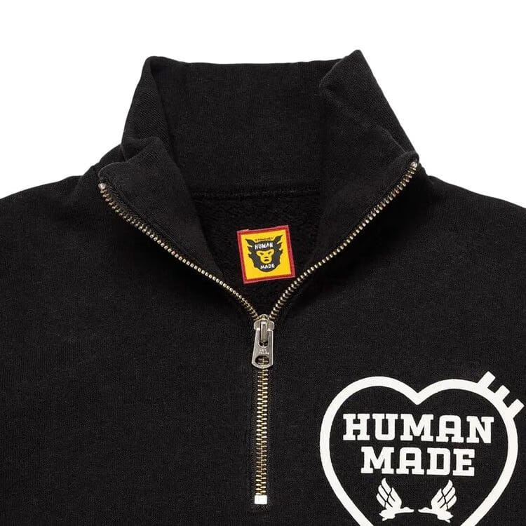 Human Made Military Half-Zip Sweatshirt Black