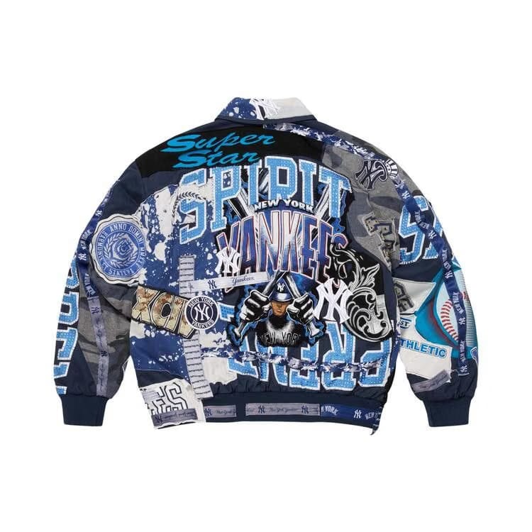 Supreme x Jeff Hamilton New York Yankees Varsity Jacket Multicolor