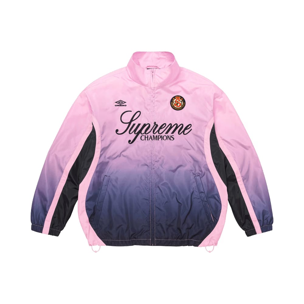 Supreme x Umbro Gradient Track Jacket Pink