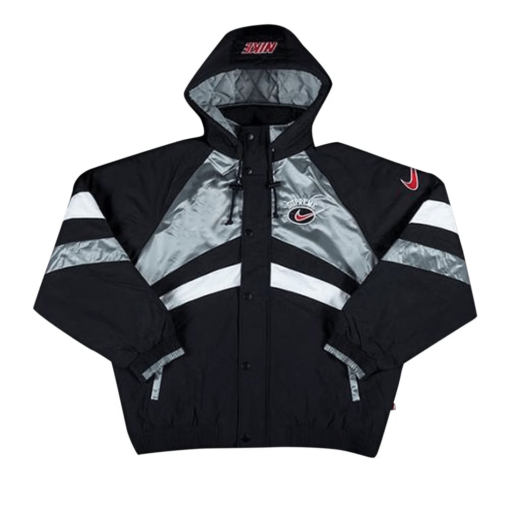 Supreme x Nike Hooded Sport Jacket Silver