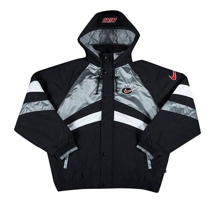 Supreme x Nike Hooded Sport Jacket Silver