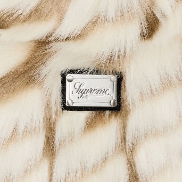 Supreme 2-Tone WINDSTOPPER Faux Fur Jacket Tan