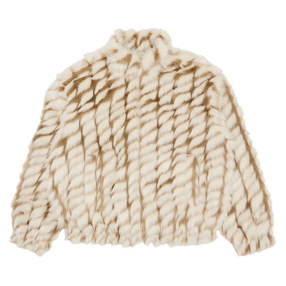 Supreme 2-Tone WINDSTOPPER Faux Fur Jacket Tan