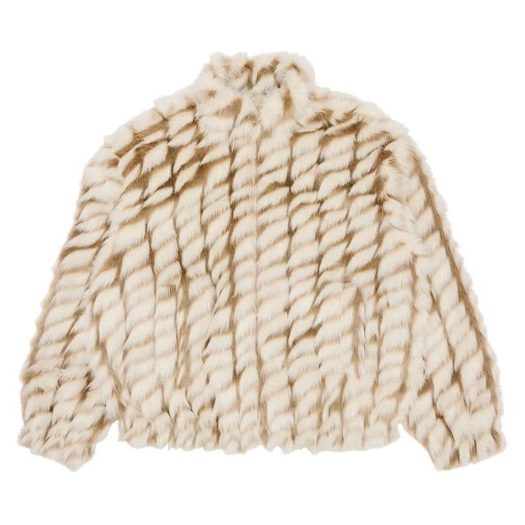 Supreme 2-Tone WINDSTOPPER Faux Fur Jacket Tan