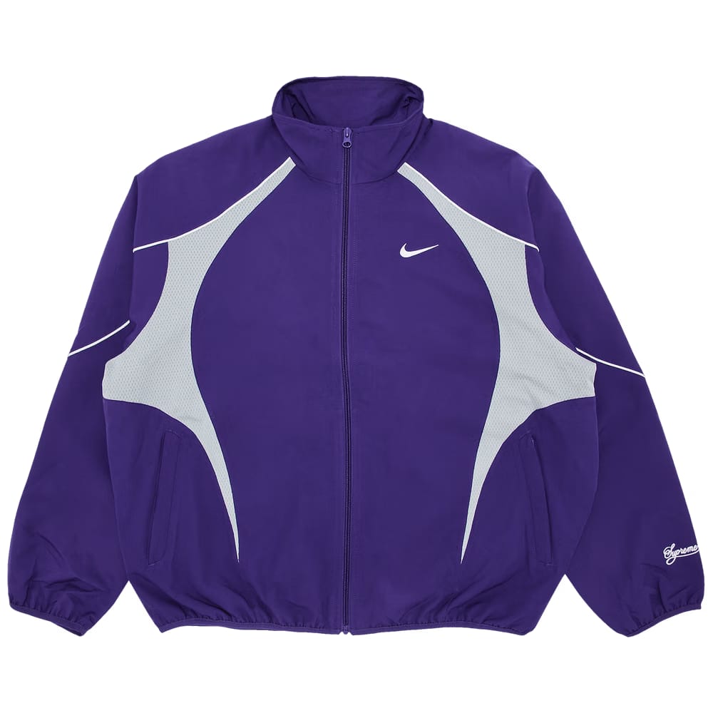 Supreme x Nike Track Jacket Purple