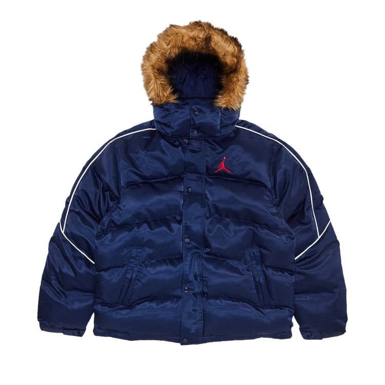 Supreme x Jordan Puffer Jacket Navy