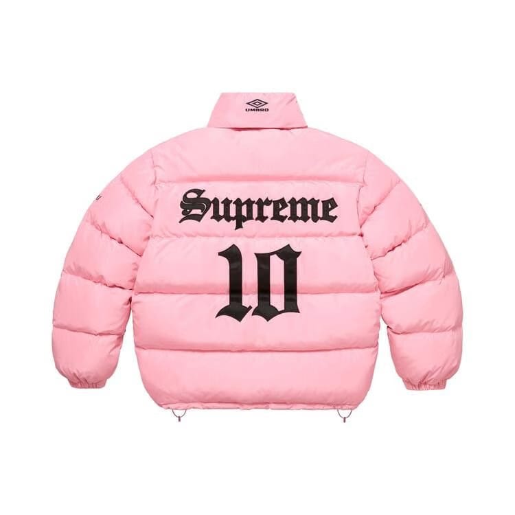 Supreme x Umbro Down Puffer Jacket Pink