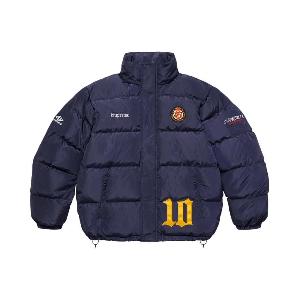 Supreme x Umbro Down Puffer Jacket Navy