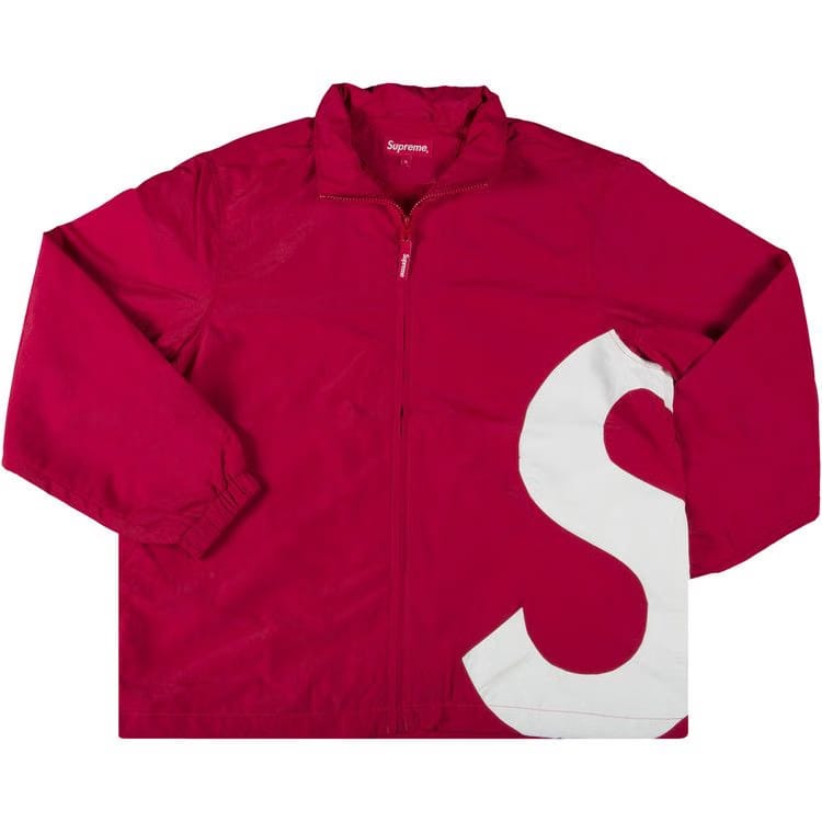 Supreme S Logo Track Jacket Red