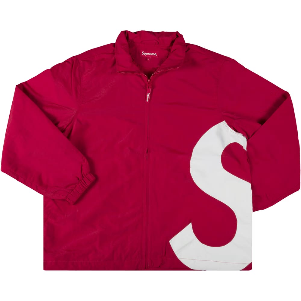 Supreme S Logo Track Jacket Red