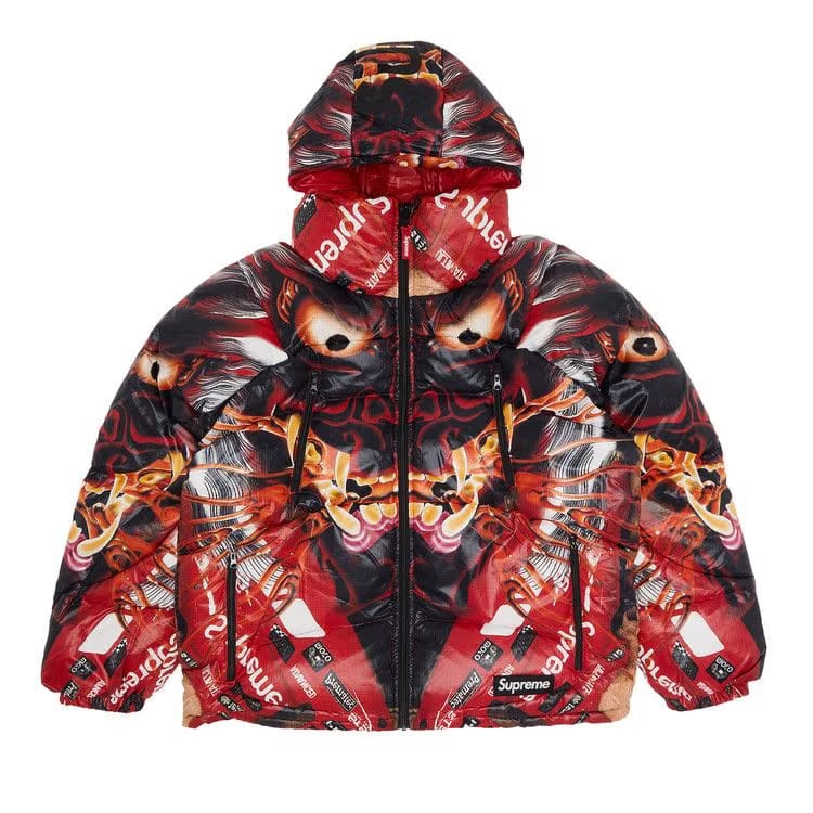 Supreme Reversible Featherweight Down Puffer Jacket Red