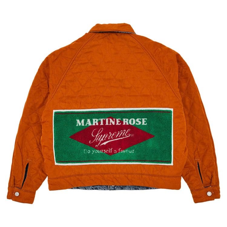 Supreme x Martine Rose Reversible Trucker Jacket Washed Blue