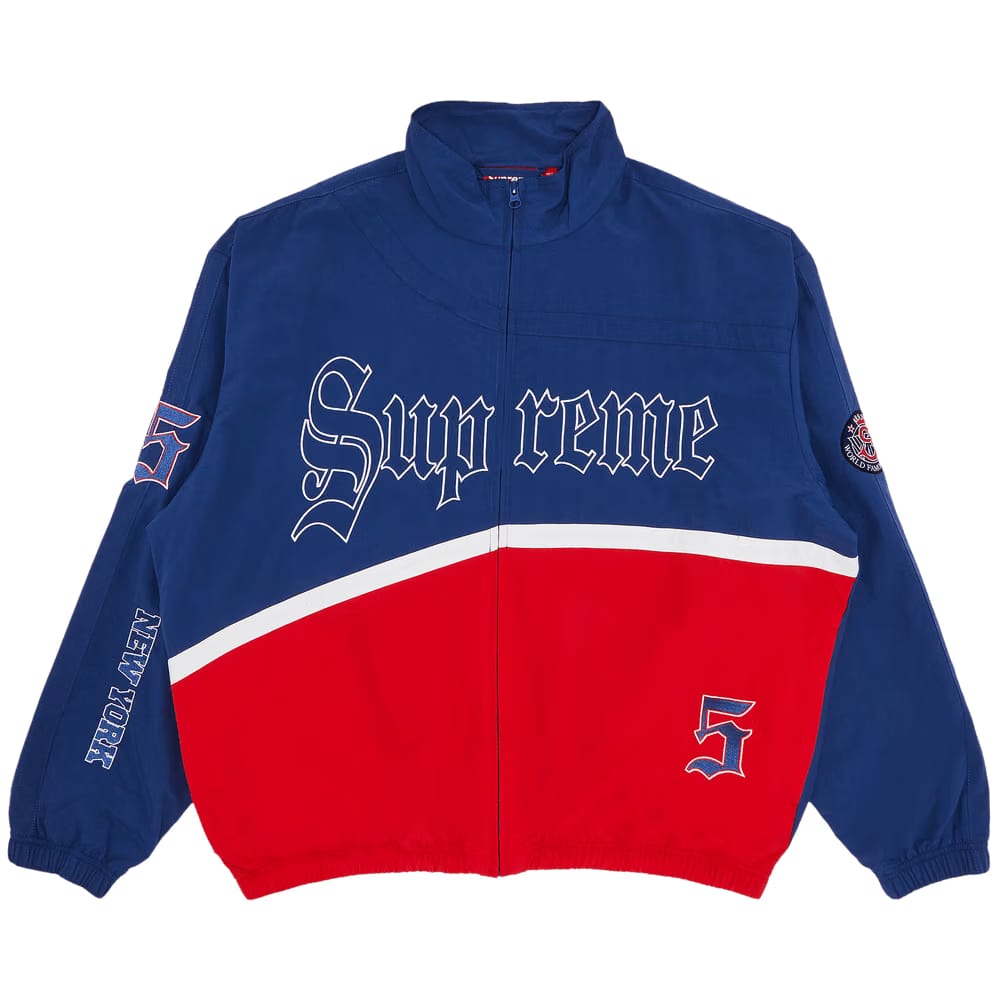 Supreme Old English Track Jacket Light Navy