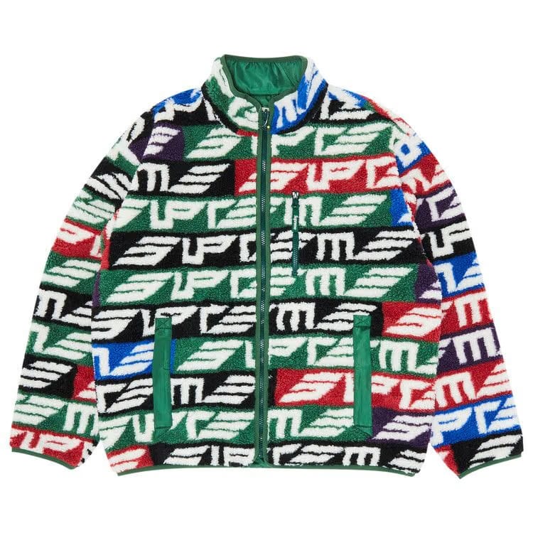 Supreme Geo Reversible WINDSTOPPER Fleece Jacket Multicolor
