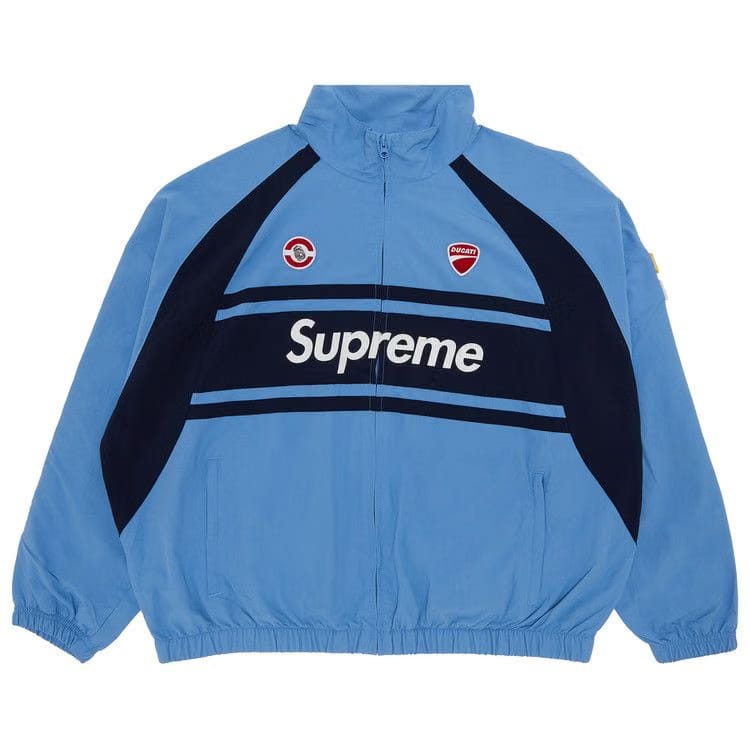Supreme x Ducati Track Jacket Light Blue