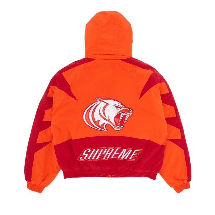 Supreme Wildcat Sideline Puffer Jacket Orange