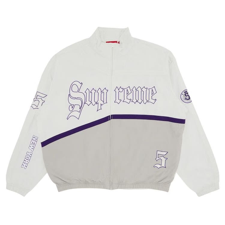 Supreme Old English Track Jacket White