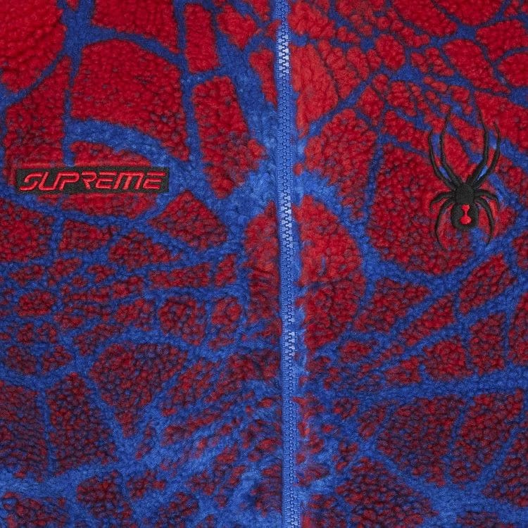 Supreme x Spyder Web Polar Fleece Jacket Royal