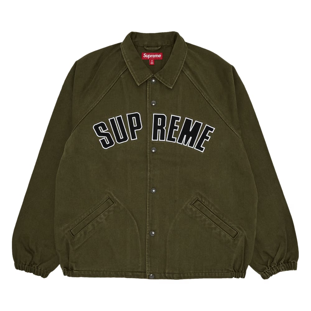 Supreme Arc Denim Coaches Jacket Olive