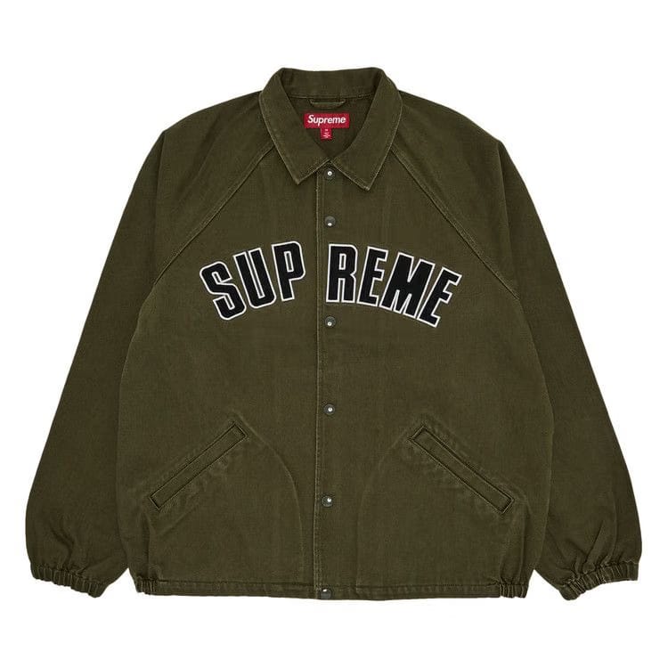 Supreme Arc Denim Coaches Jacket Olive