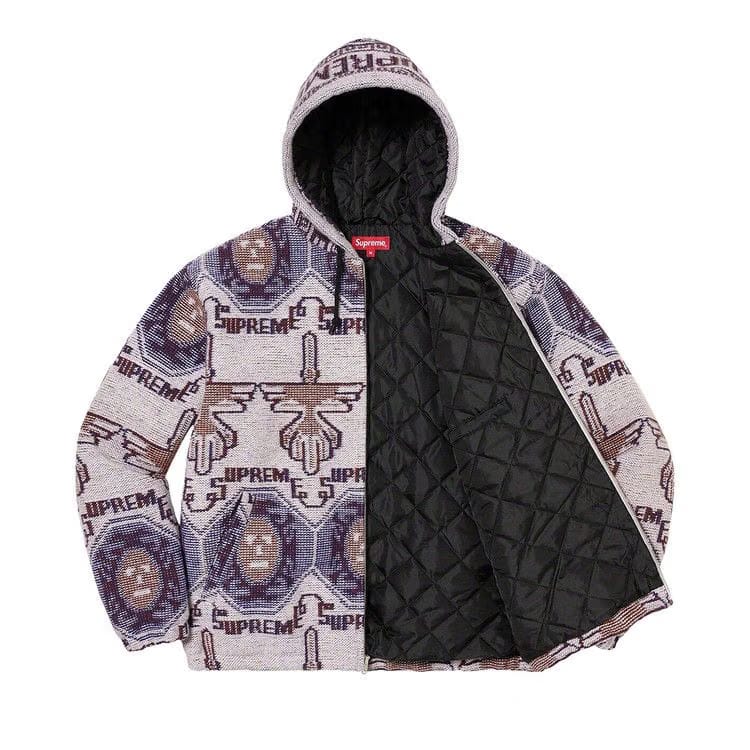 Supreme Woven Hooded Jacket Dusty Lilac