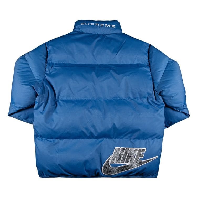 Supreme x Nike Reversible Puffy Jacket Blue