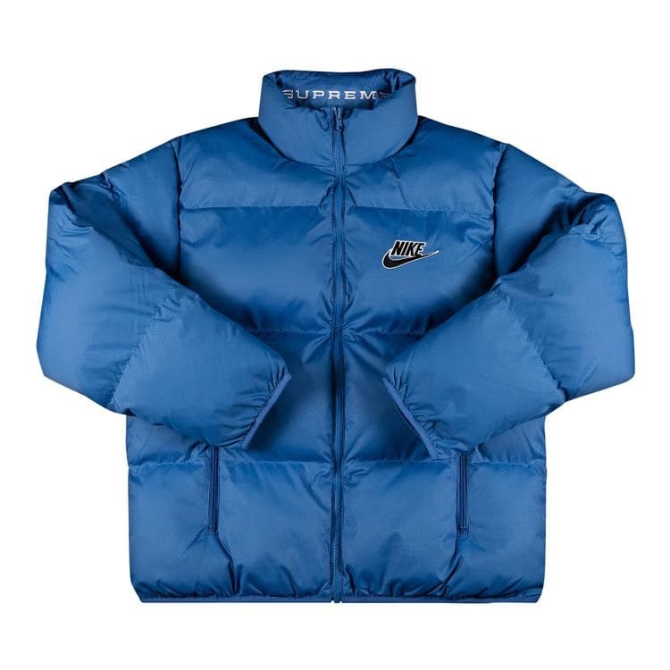 Supreme x Nike Reversible Puffy Jacket Blue