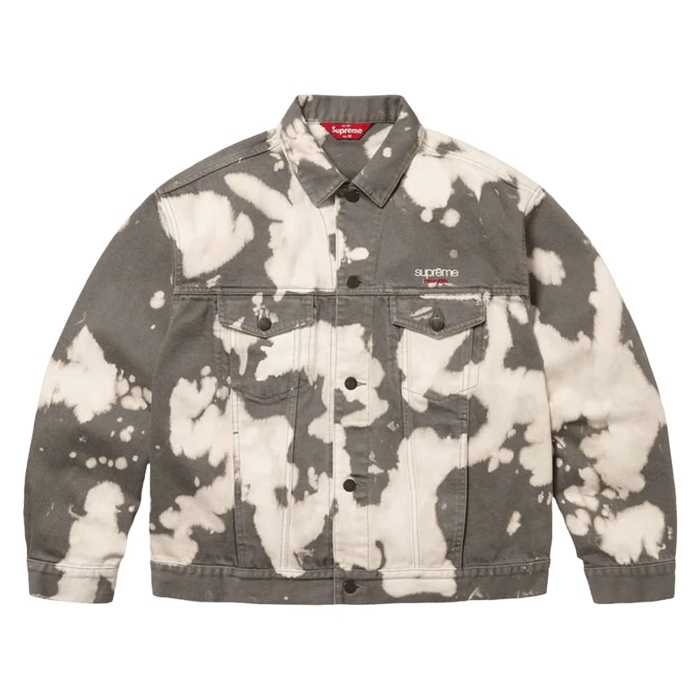 Supreme Denim Trucker Jacket Bleached