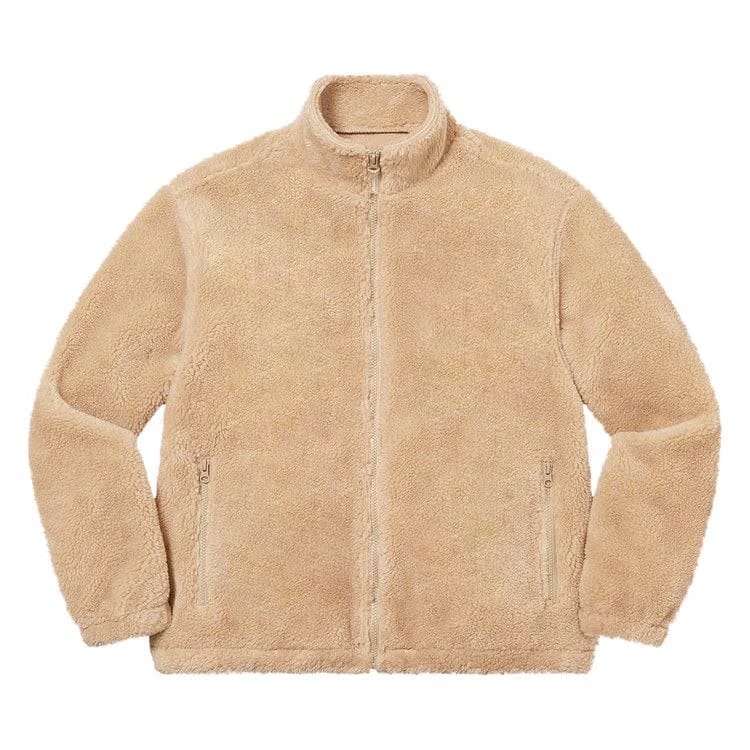 Supreme Star Fleece Jacket Natural