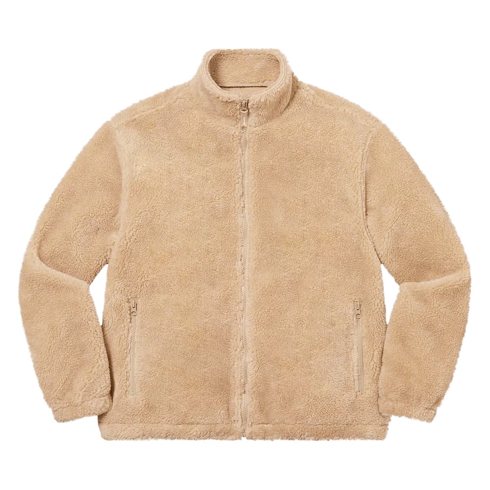 Supreme Star Fleece Jacket Natural