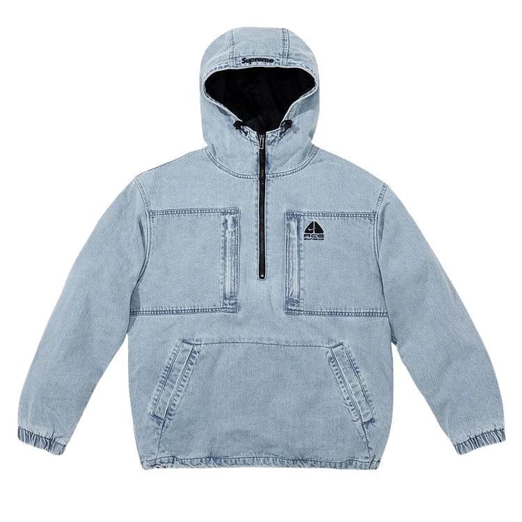 Supreme x Nike ACG Denim Pullover Washed Blue