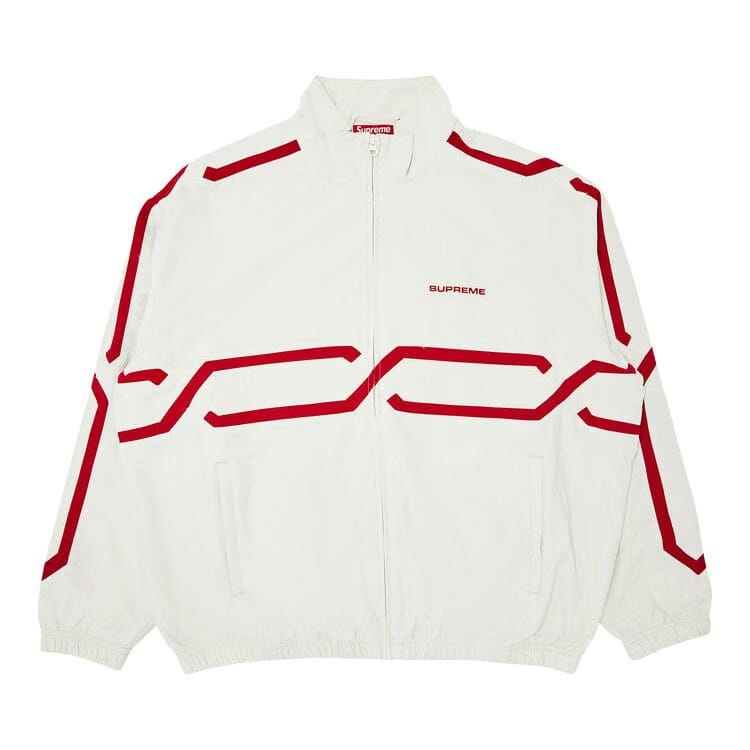 Supreme Inset Link Track Jacket Light Grey
