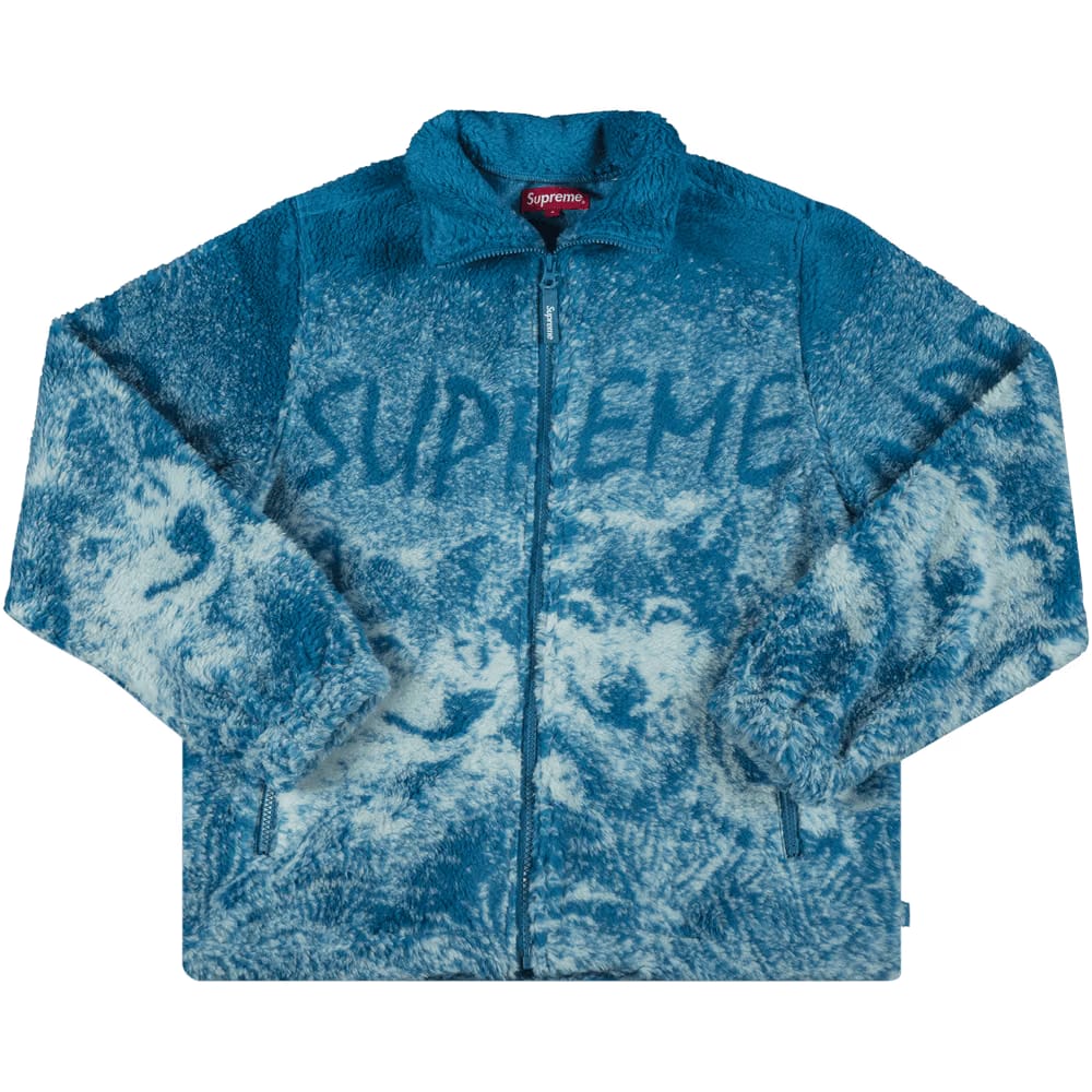 Supreme Wolf Fleece Jacket Teal