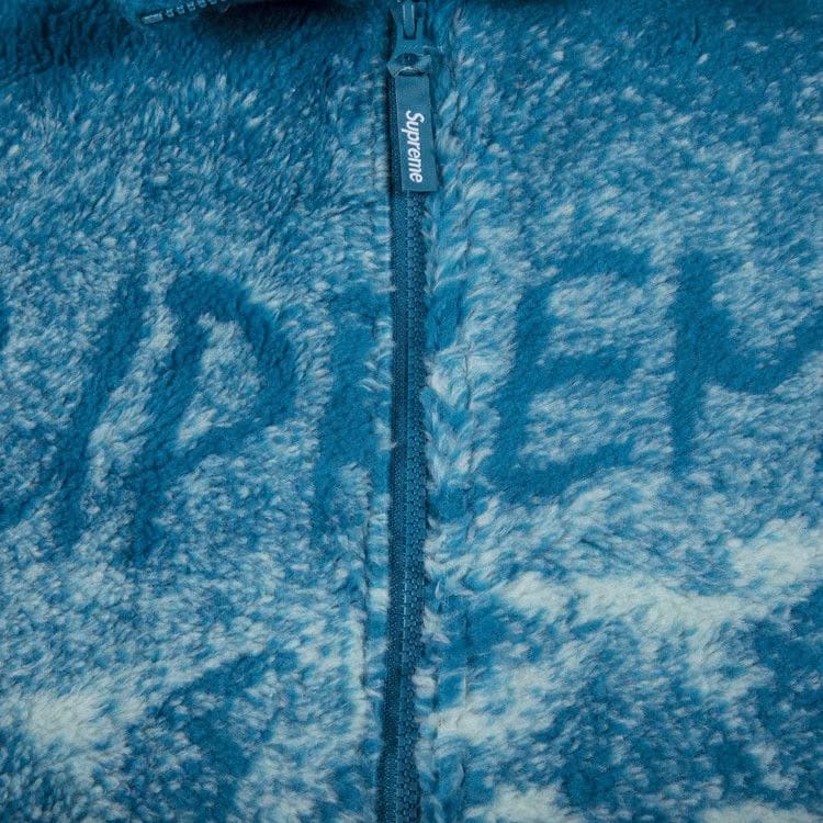 Supreme Wolf Fleece Jacket Teal