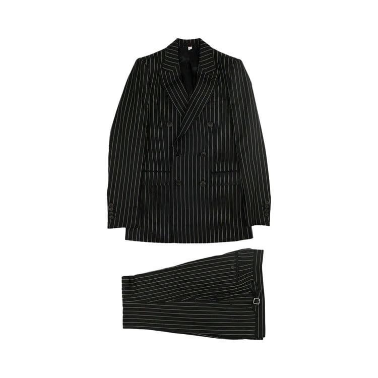 Burberry Pinstriped Blazer Black